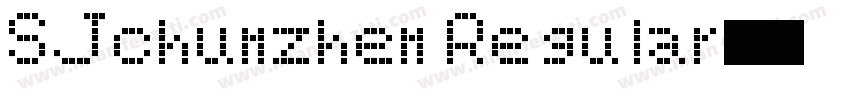 SJchunzhen Regular字体转换